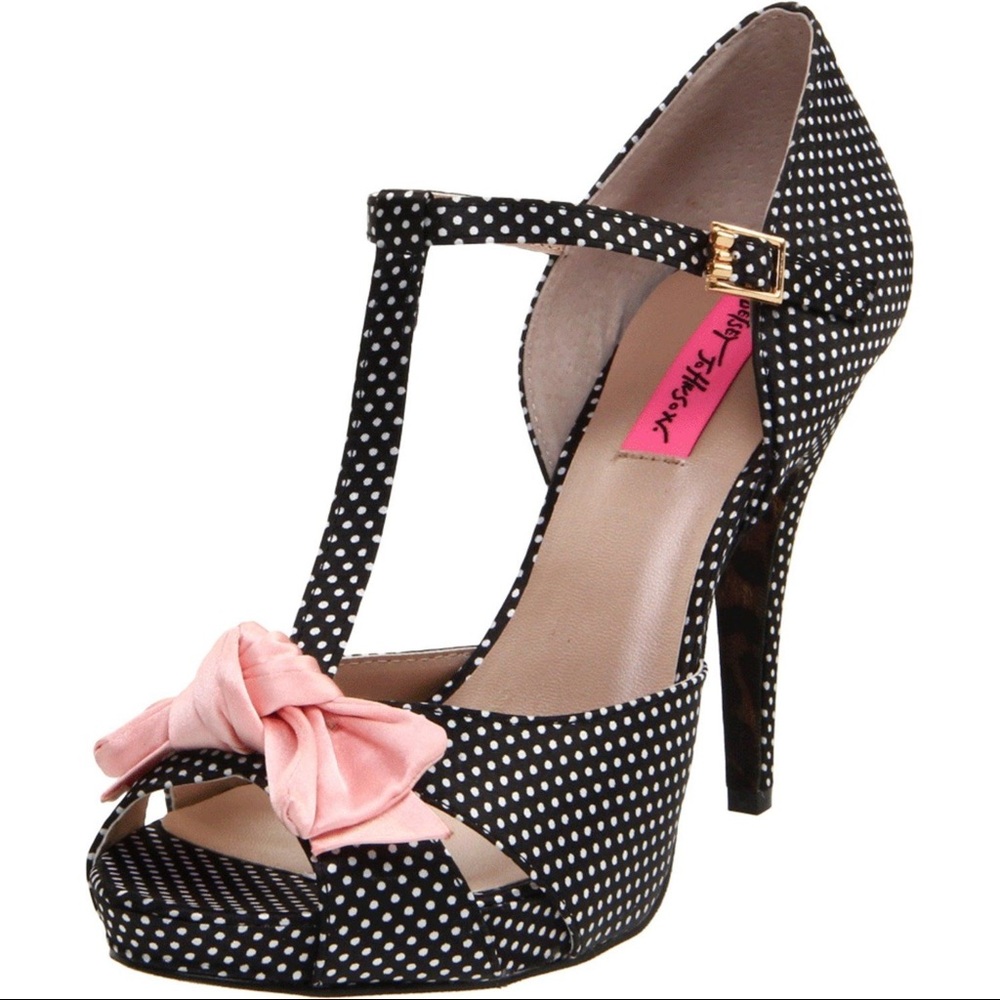 Betsy Johnson Polka Dot Heels